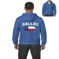 Muška dukserica pulover punog zip - Dallas
