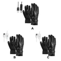 Elroy par grijane rukavice zimske USB ručne rukavice vodootporne ručne rupe, podesiva temperatura zupčanika