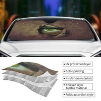 Automobil Sunčana sjena, mračna gotička zida zida automobila prednji prozor sunčev vizir za automobile