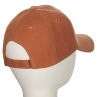 Daxton Classic Baseball Hat Custom A do Z Početni tim Bijeli Neon narandžasti slovo, kaki kapa, slovo