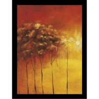 ButArtFor bez posla uokvirena Transcendental Hailey Stevens Art Print Poster Sažetak Slikanje Sun Drvees