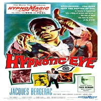 Hipnotic filmski poster za oči Ispis na metalnom znaku 12in 16in kvadratni odrasli najbolji posteri