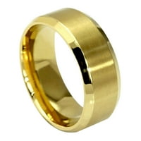 Angažman za angažman zaljubljenih za Valentinovo za venčani prsten bijeli kvadratni cirkon Par prsten