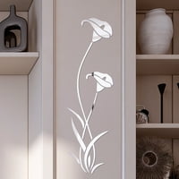 Corashan zidne naljepnice 3D DIY cvjetni oblik akrilne zidne naljepnice Moderne naljepnice ukras