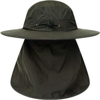 Vanjski šešir za sunčanje s uklonjivim vratima za rub za petivač za petivu safari upf 50+ UV zaštita