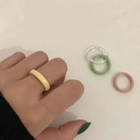 Resin prsten modni prozirni akrilni prsten za prsten