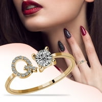 Voss nakit nakita Dame i modni otvor za otvaranje s dijamantskim prstenima