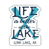 ILNIK jezero Aljaska suvenir Frižider Magnet dizajn veslo