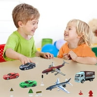 Faslmh legure inženjering Car Sports Airplane set automobila, dječji igrački automobil sa visećim toranjskom