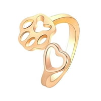Pokloni za žene Dame Modni vjenčani zlatni dijamantni prsten dva set prstena na klirensu