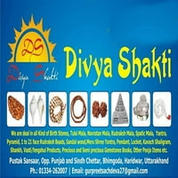 Divya Shakti 11.25-11. Carat trokut bijeli koral bijeli monga dragi kament srebrni prsten za muškarce