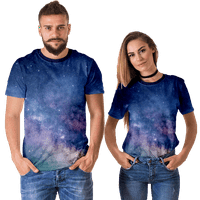 Zvezde i nebo tiskane majice majice Majice Ženska majica Tee Majica Plaža Cool T-majica Odjeća 3D Print