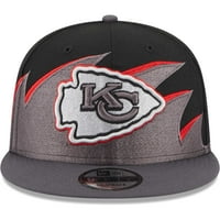 Muška nova era Crna Kansas Chiefs Chass TIDAL val 9Fifty snack Hat