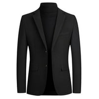 Levmjia Blazer jakne za muškarce Veliki i visoki čišćenje Muška povremena ležerna jednosadna modna odijela