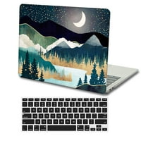 Kaishek Hard Case Cover Compatibible MacBook Pro 15 + crni poklopac tastature A1398, bez CD-ROM USB-C