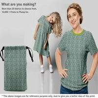 Onuone pamučni dres kruške zelene tkanine azijski paisley haljina materijala tkanina za ispis tkanina