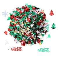 Ravne i ivice od PVC-a za višekratnu upotrebu i sjajne božićne konfete, konfetti pahuljice, Božić za