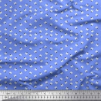 Tkanina od pamučne patke Soimoi Cross Mali motiv kosinja tkanine otisci sa dvorištem širom