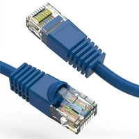 Accortec Orušeni C6MB-B4-ACC Ft. CAT UTP 550MHz Snaglesilni oblikovani boot patch kabel, plava