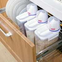Kokovifyves Storage na prodaju 2L Plastična žitarica za spremanje Bo Kuhinjska hrana Zrno rižino posuđe