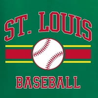 Wild Bobby Grad St Louis bejzbol Fantasy Fan Sports Muška majica, Kelly, XX-Large