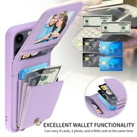 Poklopac Jiahe za iPhone XS max, kofer za novčanik sa zatvaračem, RFID blokiranje PU kožnog udara otporan