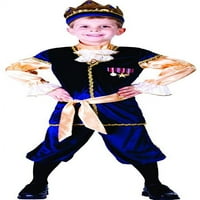 Prerušiti se američki prinče kostim - Renesansni kostim za dječake - plavi i zlatni kraljevski top,