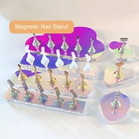 Hesoicy Set MagnetTet stalak za nokte pjenušava živopisna boja Glatka ivica odvojiva sadašnjost Nail