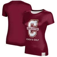 Ženski maroon Charleston Cougars ženska majica za golf