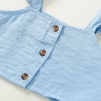 Multitraust Baby Girl Pamuk Camisole Majica + pantalone Ležerne prilike za zaštitu od sunca
