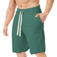 Farstey Atletski kratke hlače za muškarce sa elastičnim džepovima za struk za crtanje kratkih čvrstih