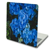 Kaishek zaštitni futrola tvrda pokriva samo za najnoviji MacBook Air A M1 i A2179 i A1932, Cvijet 0721