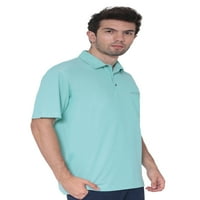 Athletica Muški klasični Polo Brzi suhi golf, tenis, majica sa džepom; Zelena; SM