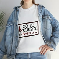 Idi u crkvu ili će ti đavo dobiti majicu