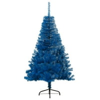 Čarmma umjetna polovica božićnog stabla sa postoljem plave 59,1 PVC