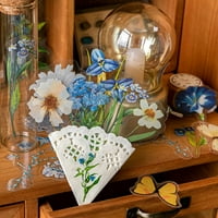 Prirodne naljepnice za cvijeće za Scrapbooking Retro umjetnička postrojenje Cvijeće Automatsko paste