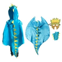 Dječja djeca Noć vještica Kostimi Party Cosplay Cloak Bright Color 3D dizajn kapuljača s kapuljačom