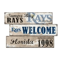 Tampa Bay Rays 24 3-daska za dobrodošlicu