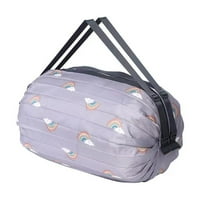 Hesxuno prijenosni sklopivi torbi za kupovinu velikih kapaciteta torba za skladištenje za punjenje torba