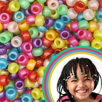 Perle blistaju perle kose perle za obrtni perle Dječje višebojne perle DIY perle narukvica perle za