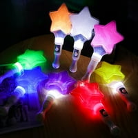 Kripyery LED Stick za koncert - zanimljiv dizajn zvijezda pentagrama - tri zupčana svjetla - dodajte