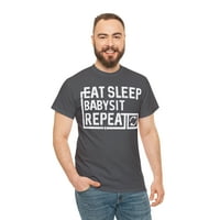 Jedite sanuda za spavanje babysit unise grafička majica, veličina S-5XL