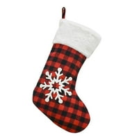 Božićne čarape Elk Swerflake snjegović Božićno stablo Uzorak Xmas Socks Merry Božićni dekor za dom