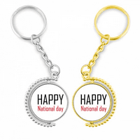 Proslavite Nacionalni dan Festival Rotirajuće rotirajuće okretni prsten za ključeve ključeva