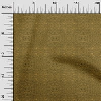 Onuone viskoze Šifon Gamboge Žuta tkanina Etničko blok prekrivajući zalihe Ispiši šivanje tkanine sa