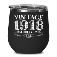 Vintage Čeka se zrelost - smiješni ljubimci za ljubljenje vina za muškarce Žene rođene u godini - vinski