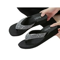 Kesitin ženska ljetna kristala za klizanje sandala za klizanje u zatvorenom i vanjsku flip-flops