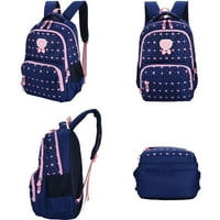 3-u-školski ruksak, trendy studentski torba na ramenu set sa križnom torbom i olovkom za student primarnog