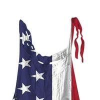 Jumpsuits za Dan nezavisnosti Američka zastava USA Star Stripes Četvrti srpanj Žene Ljeto Vintage Ležerne