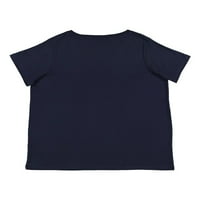 MMF - Ženska majica plus veličine V-izrez, do veličine - pasa dama